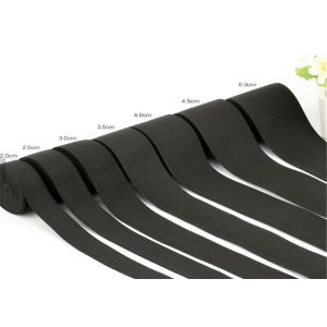6mm Polyester Webbing Tape Bands Elastic Webbing For Garment Underwear