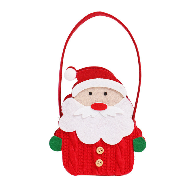 Wool Felt Christmas Gifts Sack Shopping Tote Bag Promotional For Ladies