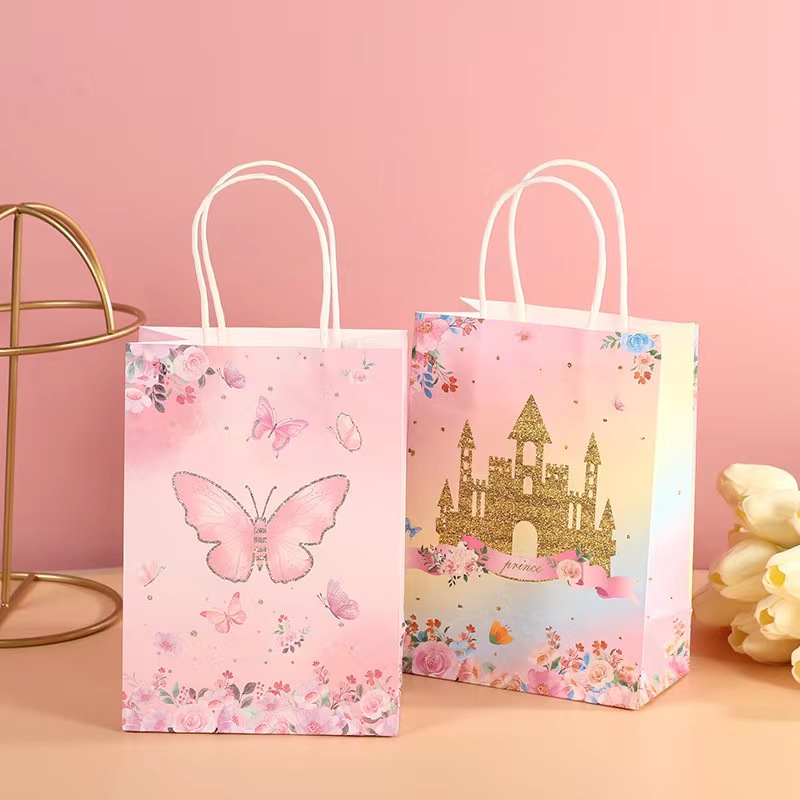 Chinese Style Custom Printed Paper Bags for Business Shopping
