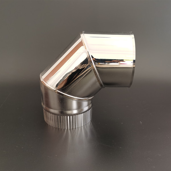 Single Wall Straight Length Stainless Steel Stove Pipe Made Of SUS316 / SUS 304