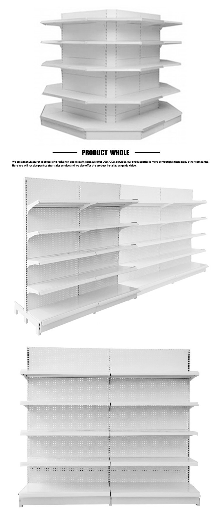 Customized Retail Display Shelf Multi-Purpose Solution