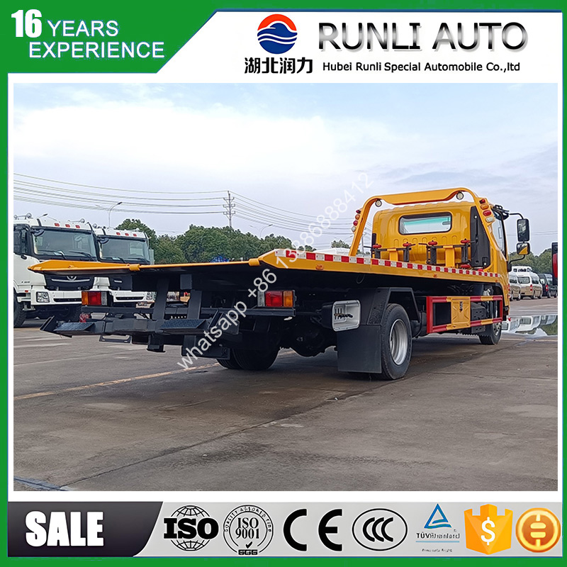 China ISUZU 4*2 Multi-Function Flatbed Recovery Vehicle ,Towing, Salvage, Logistics , 1 Truck for 3 Needs