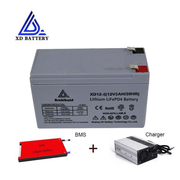 XD Lithium Ion Solar Energy Storage Batteries 12v 8ah For Electric Home
