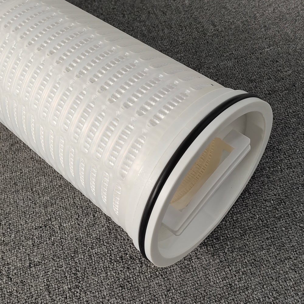 Big Flow Rate 20''/40''/60'' 5 micron PP/Glass fiber Pleated Filter For Reverse Osmosis Prefiltration