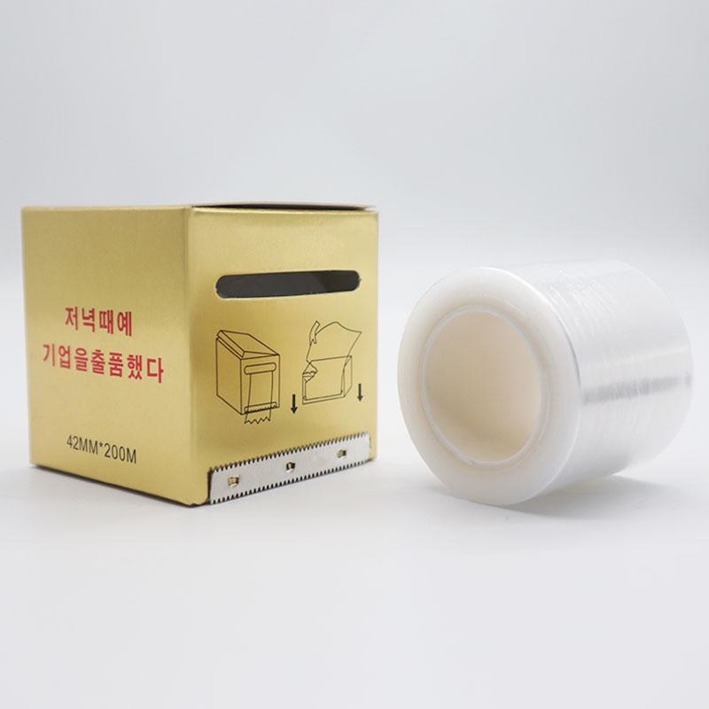 ODM Permanent Makeup Accessories Microblading Plastic Film Wrap Eyebrow Tattoo Clear Cover