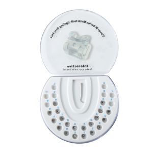 Active Self Ligating Roth MBT Bracket 1G 0.022 0.018 Inch No Hook 3 WH 345 WH