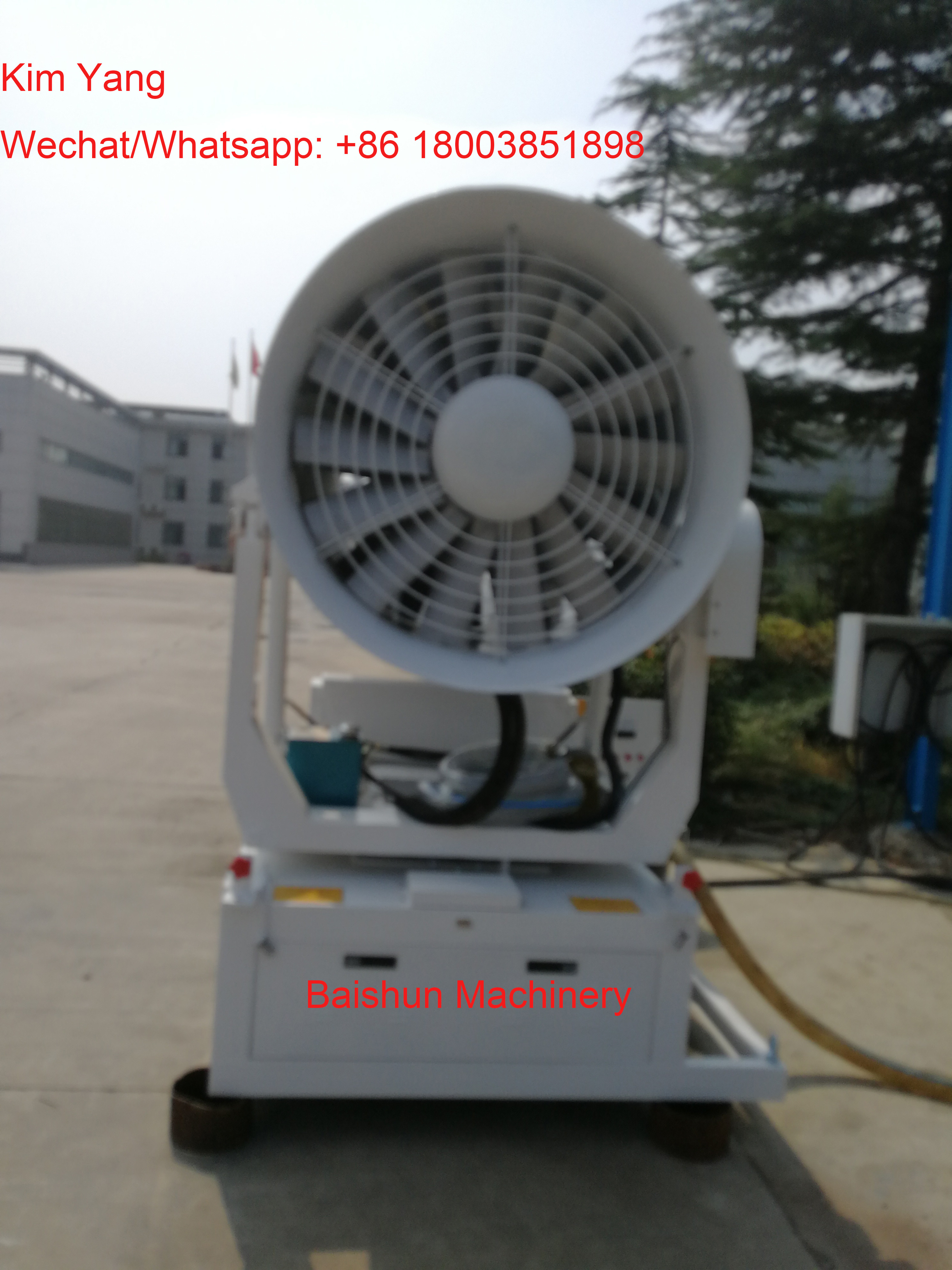 BS-M15 stainless steel dust suppression fighter fog cannon