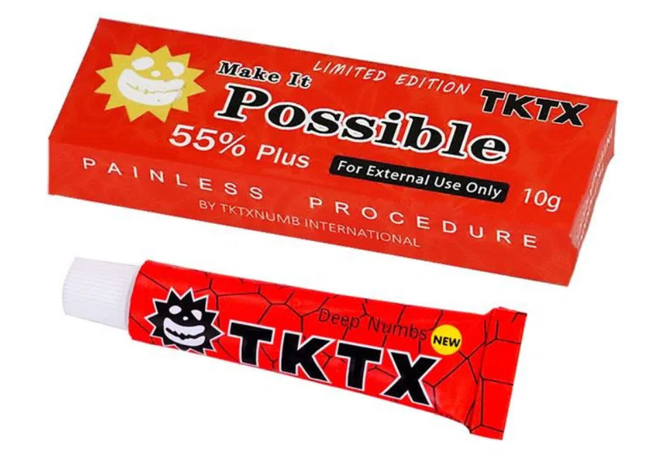 Possible TKTX Tattoo Numbing Cream Anesthetic Painless For Microneedling