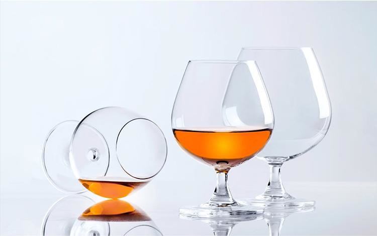12 oz Clear Cognac Brandy Glass Goblet Glassware For Red Wine Drinking
