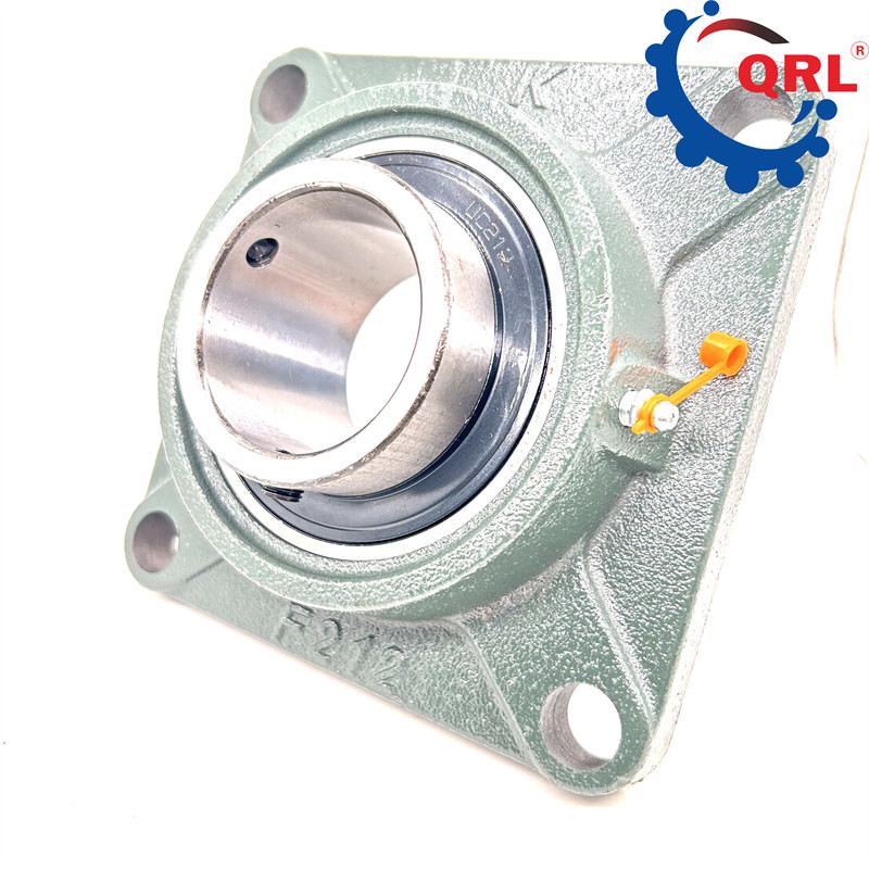 UCF 212 Square Flanged Ball Bearing Unit With Set Screw Locking