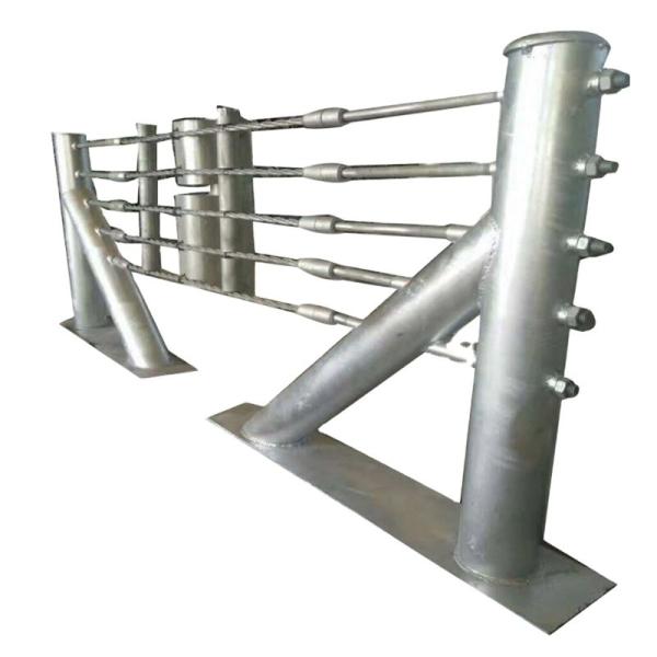 Road Wire-Rope Barrier Fences Water Filled Road Barrier with Zinc Coated Cable