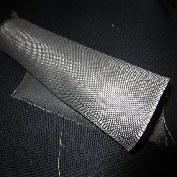 Dust / Air / Powder Filtration Filter Press Cloth 360gsm E Glass Non Alkali Graphite Fiberglass Cloth