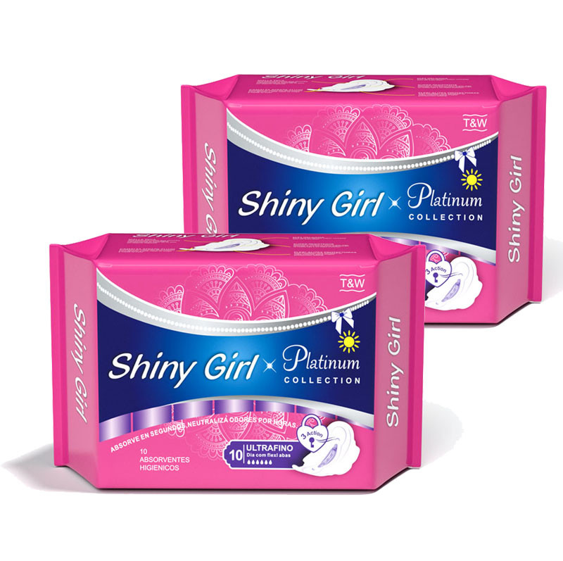 Herbal Mint Daily Use Sanitary Pads Biodegradable Organic Cotton Menstrual Pads
