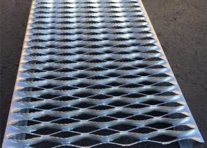 China Stainless 2MM Galvanized Steel Grating 240 X 4020MM / Anti Slip Tread Plates on sale