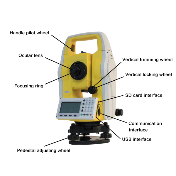 Construction Land Surveying Total Station Survey Instrument