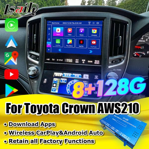 Lsailt Android CarPlay Interface for Toyota Crown AWS210 GRS210 Athlete Majesta