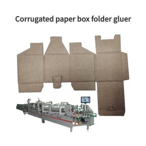 Automatic Carton Box Folder Gluer Machine for Corrugated Boxes Stable and