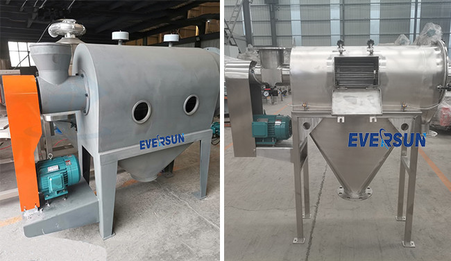 Customized High Capacity Centrifugal Airflow Sifter Screener For Chemical Powder