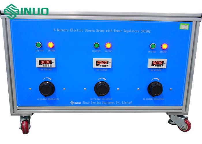 IEC 60335-2-31 Figure 101 6 Burners Electric Stoves Setup With Power Regulators
