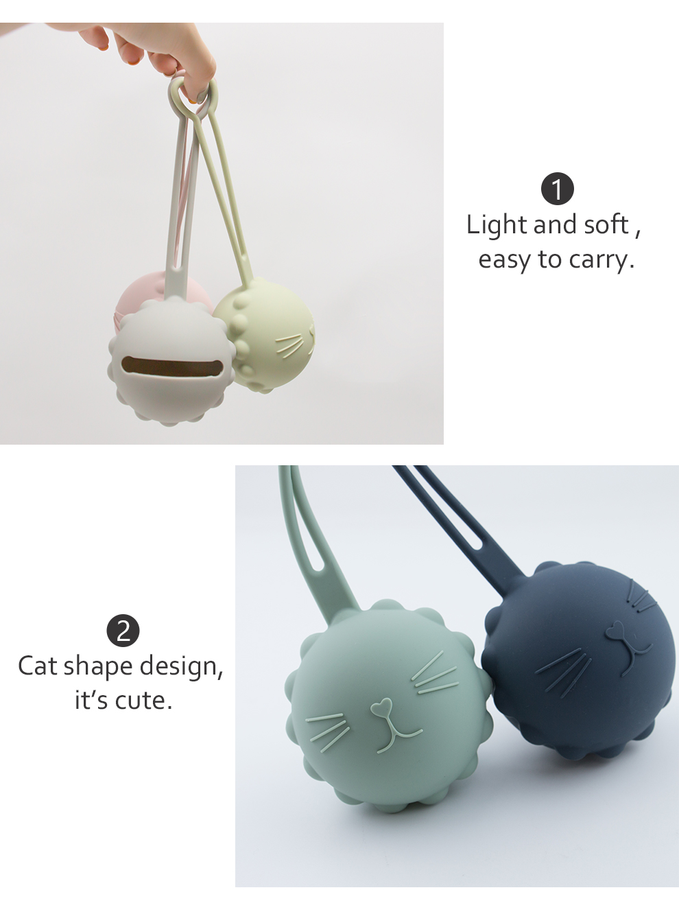 Food Grade Silicone Pacifier Case BPA Free For Babies Newborn pacifier storage pouch holder Gift