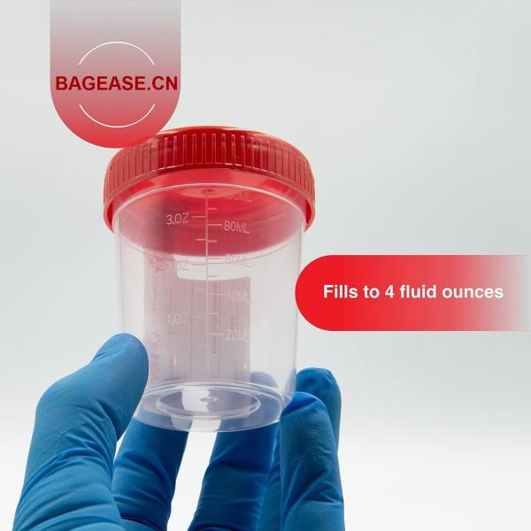 Disposable Specimen Cups| High-Grade Silicone, Sterile, Individually Wrapped