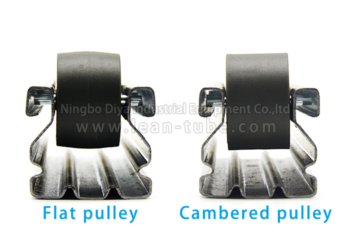 DY03 Assemble Line Roller Track Conveyor And Small Roller Track Yellow Color