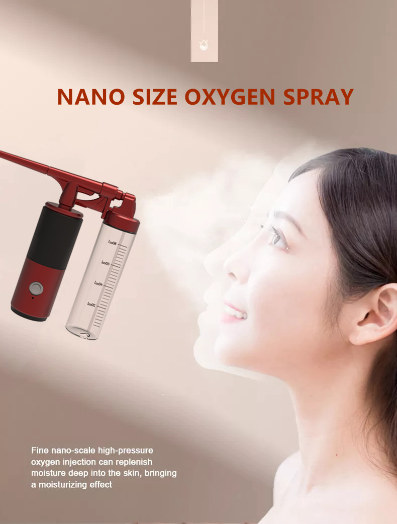 Beauty Airbrush System Handheld Oxygen Injector Wireless Barber Compressor OEM ODM