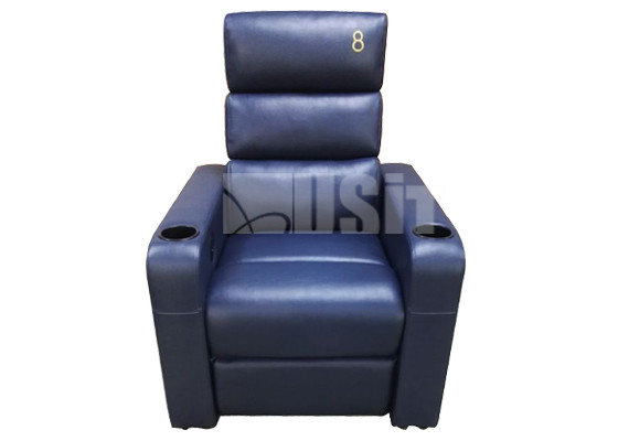 Public Furniture Real Leather Cinema Theatre Recliner Couches