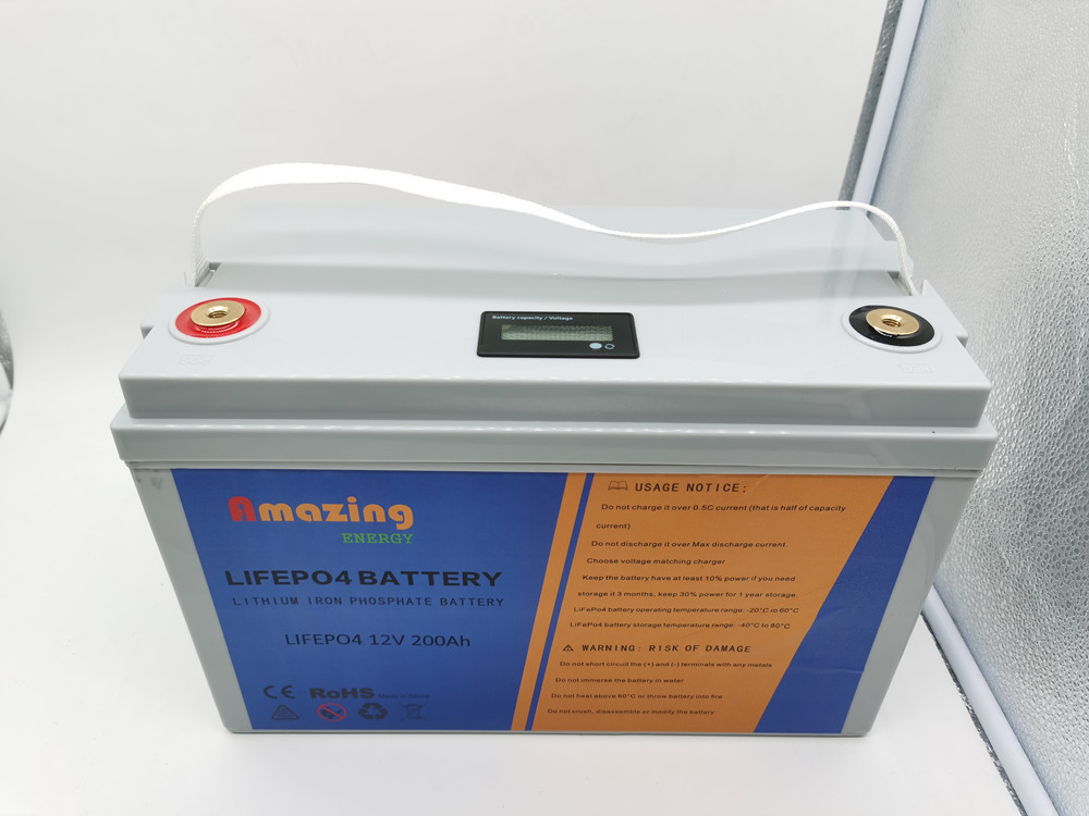 Replace Lead Acid 12V Lithium Battery Pack LiFePo4 12V 200Ah For RV Vacation