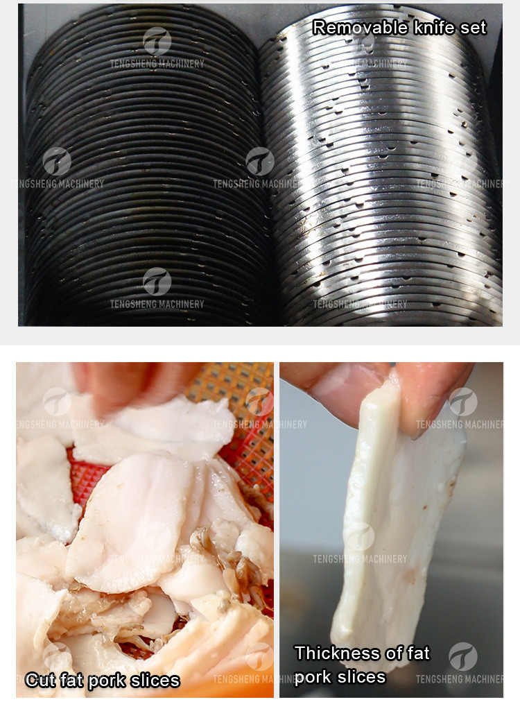 0.55kw Vertical Stainless Steel Meat Processing Machine Fresh Pork Dicer