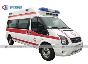 China FORD Mid Roof Monitoring Negative Pressure First Rescue Ambulance Vehicle on sale