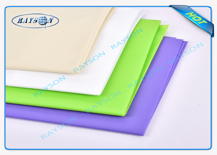 Eco - friendly Red Green Non Woven Cloth One Time Use for Dining Tables