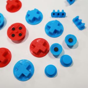 Flexible and Durable Silk Screen Transparent Silicone Buttons for Custom Designs