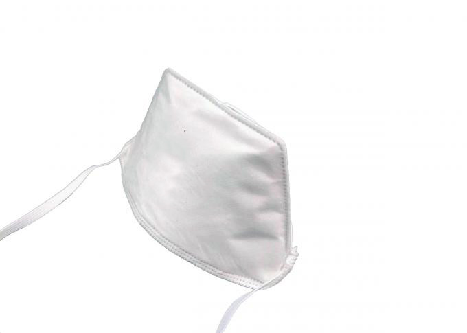 Construction Industry Foldable Dust Mask , Ffp3v Standard Valved Respirator Mask