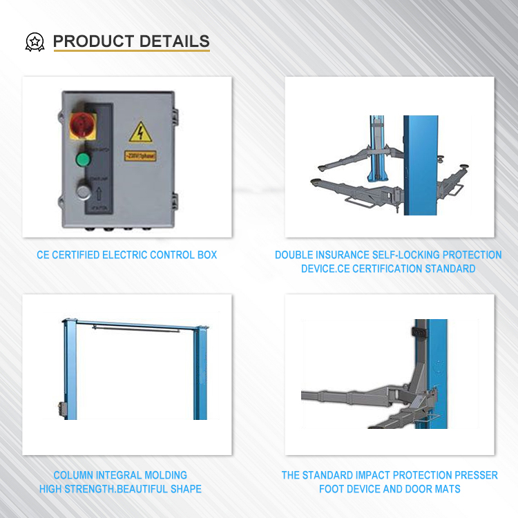 CE 4600kg Two Post Car Lifts Auto Lift Hydraulic Lift