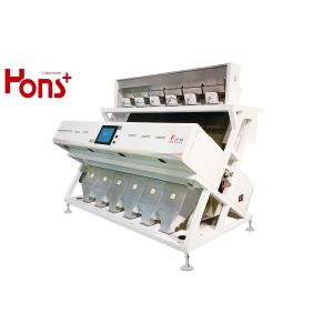 2.0t HD Grain Colour Sorter Machine 0.02mm2 Sensor With Dust Absorption Device