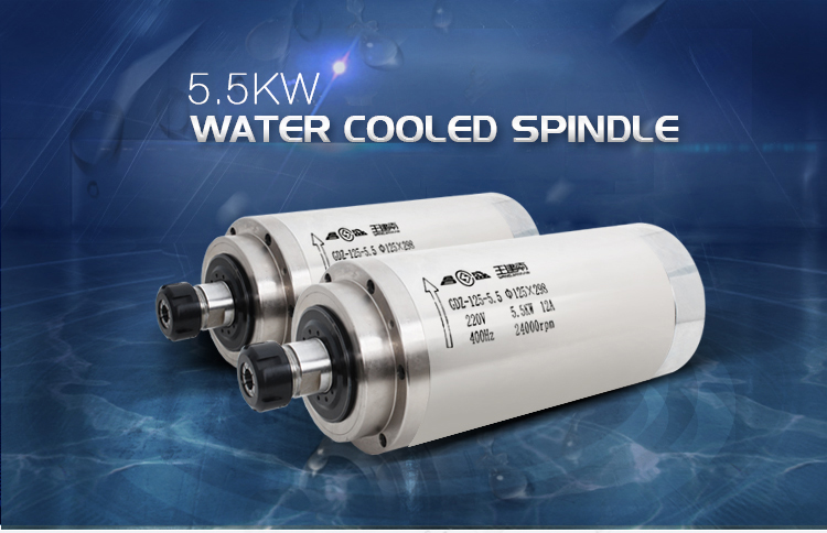 5.5kW Spindle Motor for High Speed CNC Engraving 125mm Diameter Advanced Features