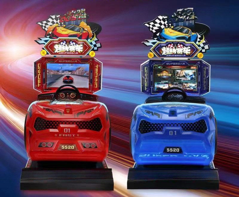 Crazy Dynamic Super Car Racing Game Machine Parent Child Interactive Games