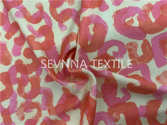 SGS Colorful Printed Stretch Leggings Fabric Yoga Wear Athletic Clothing