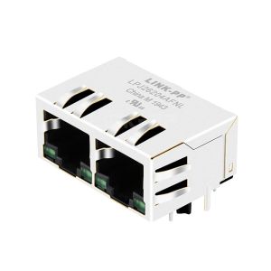  LPJ26204AFNL 100 Base-T RJ45 1x2 Port Mag Jacks Tab Down Green/Green Leds Manufactures