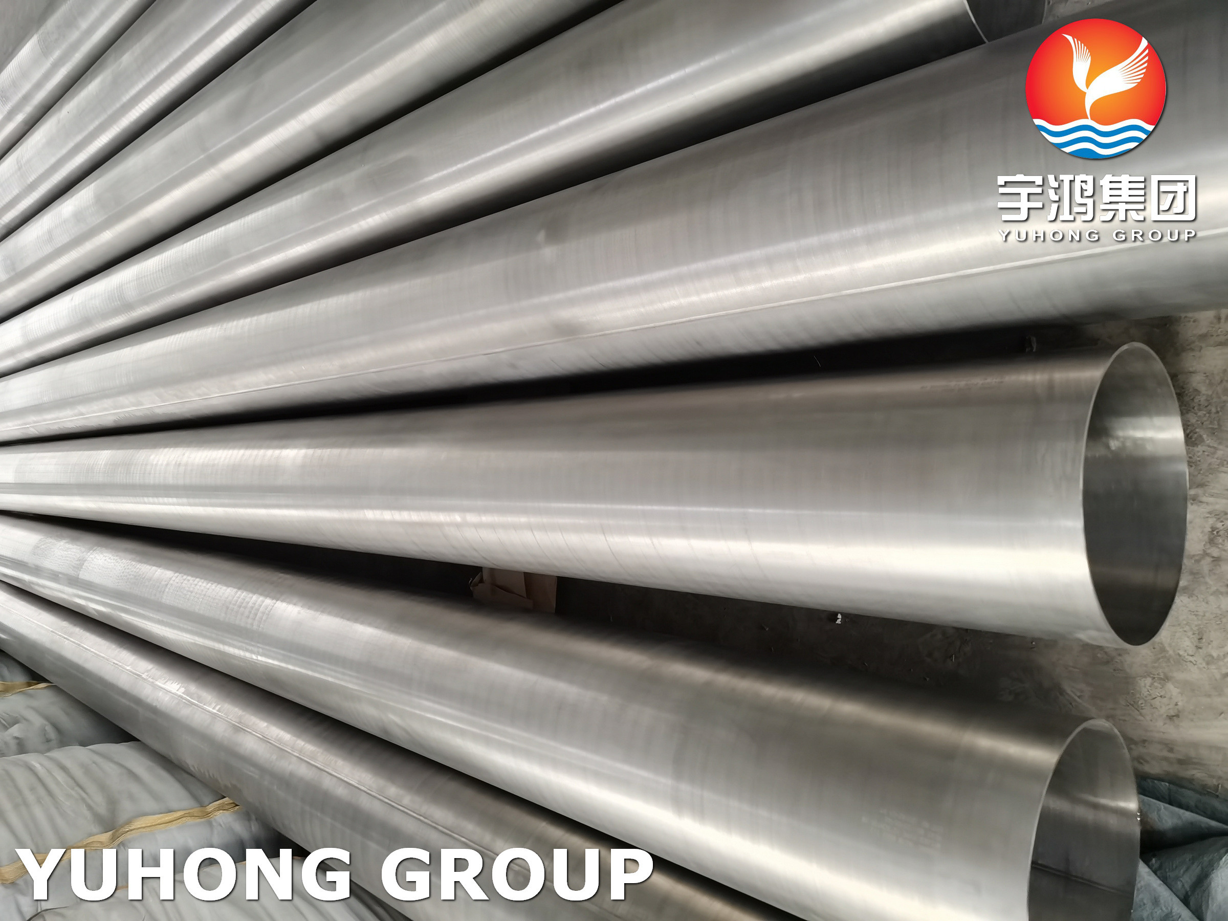 ASTM B862 Ti2 Titanium Welded Pipes For Heat Exchanger