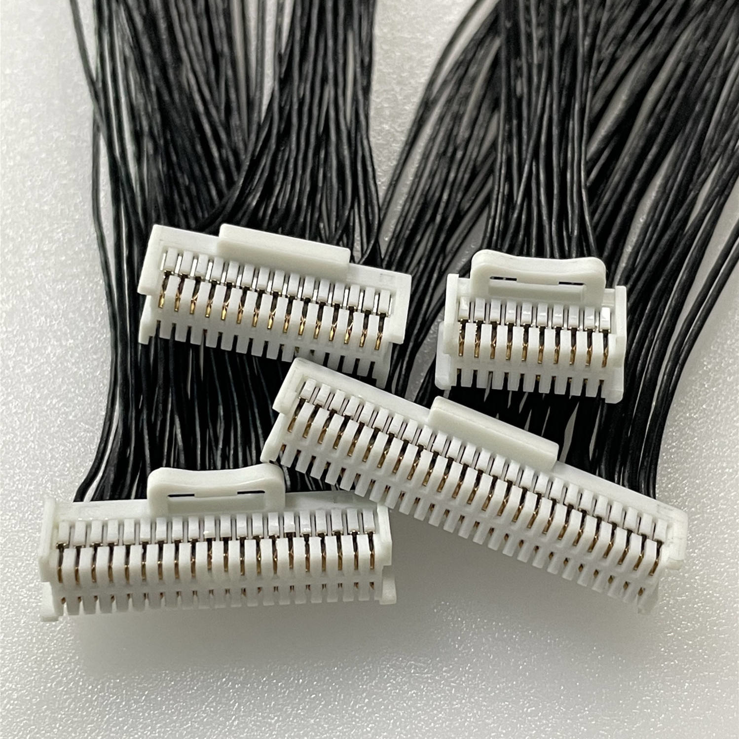 Custom 30 Pin Lvds Cable Assembly DF50S-30DS-1C HRS Connector 1.0mm