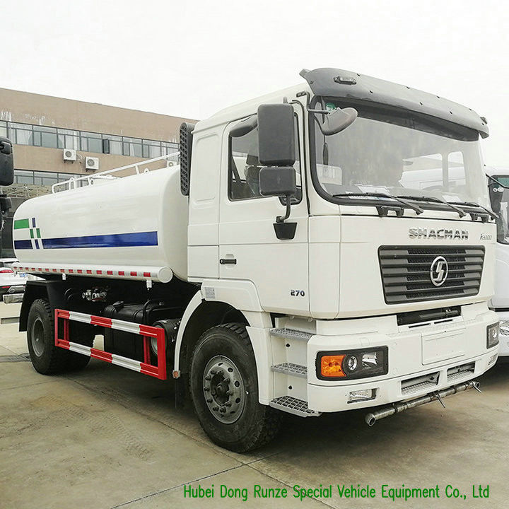 SHACMAN Road Clean Water Tank Lorry 22000L With Water Pump Sprinkler For Clean Water Transport and Spray