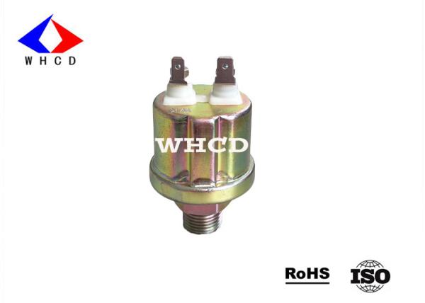 Steel Material 2 Pin Oil Pressure Switch Sensor / Car Oil Pressure Sensor 0.8