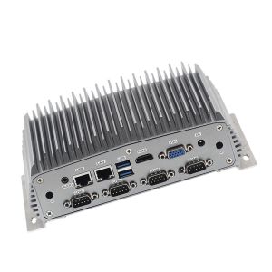  6COM 2LAN Industrial Mini PC With Intel 8th Gen I3-8130U I5-8250U Processor Manufactures
