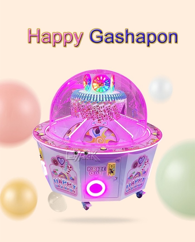 Commercial Coin Operated Happy Gashapon Cotton Candy Machine Vending Machine