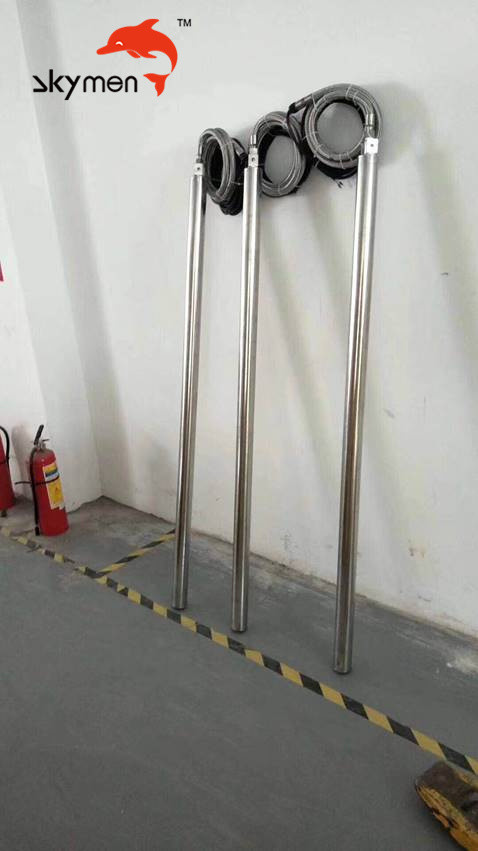 Diameter 57mm Submersible Transducer Rod Sturring With Flange