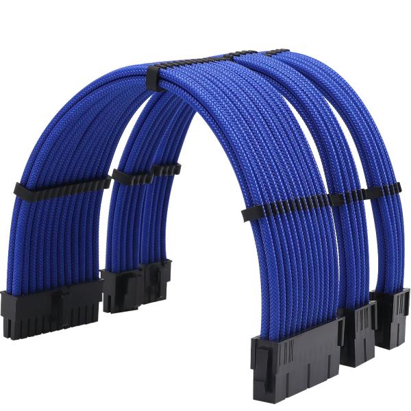 Power Supply Braided Sleeved Arc Set Silicone Stainless Steel Attachment