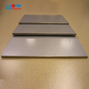 6mm PVDF 2000mm Aluminium Composite Panel Partition Rainscreen Cladding Brushed