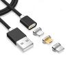 Buy cheap 3 in 1 magnetic cable,1M Nylon braided + aluminum shell,2A fast charging from wholesalers